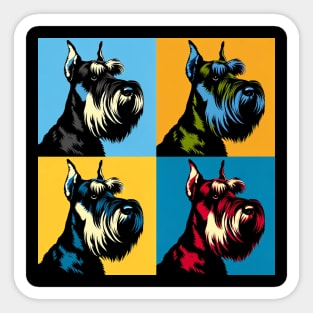 Giant Schnauzer Pop Art - Dog Lover Gifts Sticker